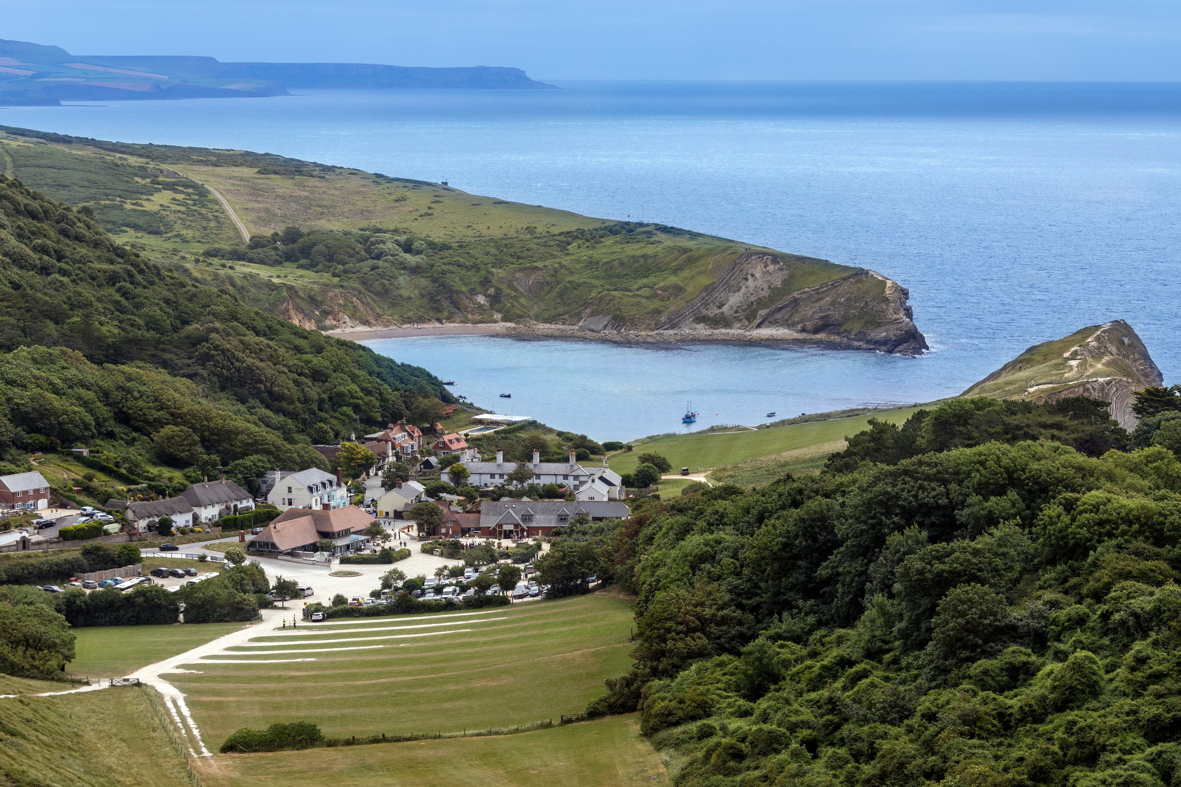 Lulworth Cove and the Dorset coastline